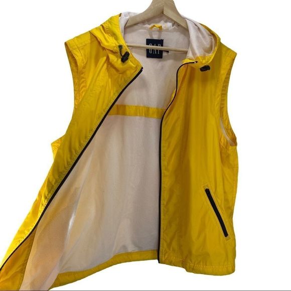 Vintage Gap Lightweight Zippered Vest Hooded - Picture 3 of 8